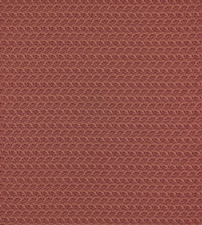 Tudor Damask Fabric by Zoffany Cochineal