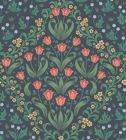 Tudor Garden Wallpaper by Cole & Son Rouge Forest