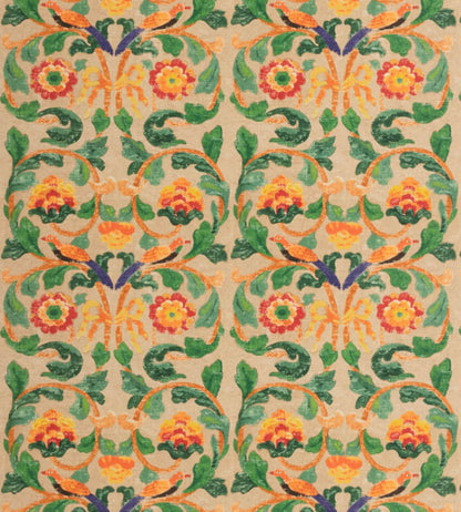 Tudor Rose Fabric by GP & J Baker Clementine