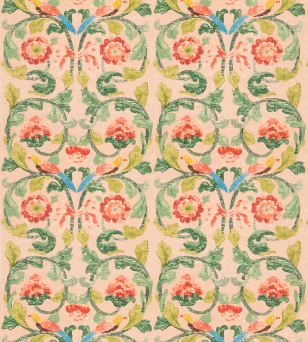 Tudor Rose Fabric by GP & J Baker Plaster