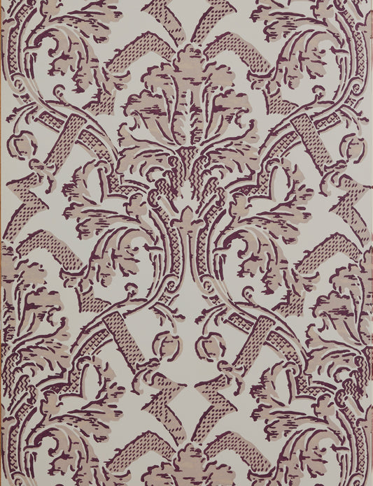 Stockton Wallpaper by Flora Soames in Tudor Rose