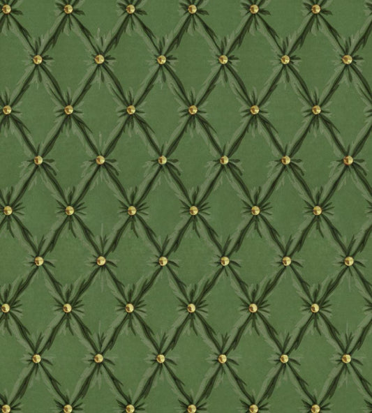 Tufted Panel Wallpaper by MINDTHEGAP Forest Green