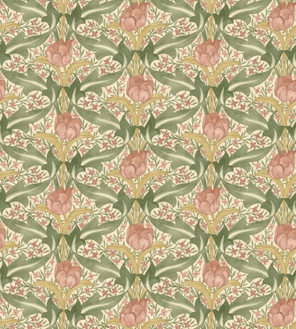 Tulip & Jasmine Wallpaper by GP & J Baker Blush