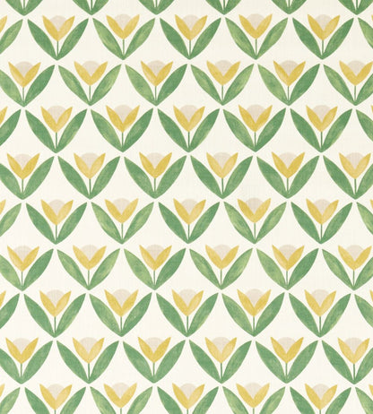Tulip Trellis Print Fabric by Scion Honey