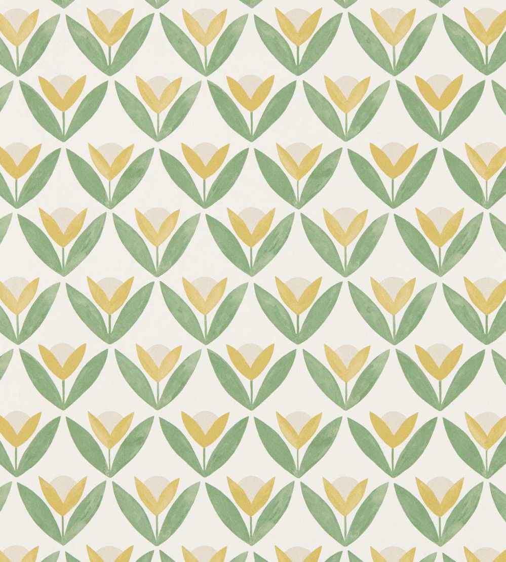 Tulip Trellis Wallpaper by Scion Honey
