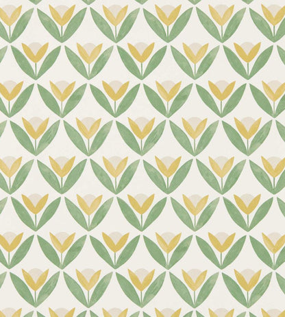 Tulip Trellis Wallpaper by Scion Honey