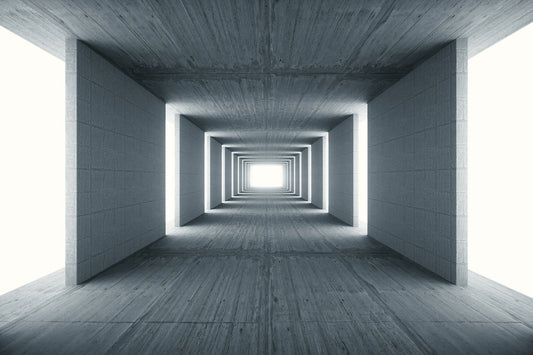 Tunnel of Light mural by Rebel Walls