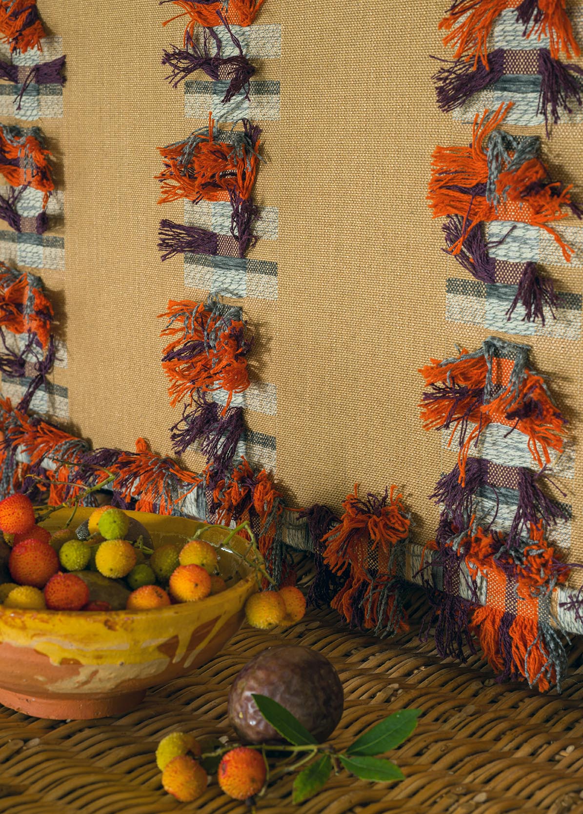Tupapati Fabric by Pierre Frey shown in a room setting (view 1)