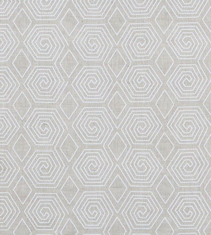 Turkish Maze Fabric by Vanderhurd Ivory/Natural
