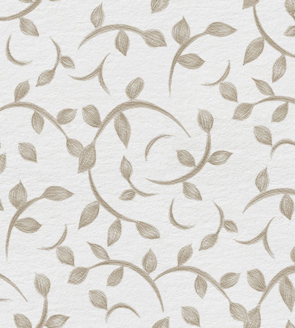 Twig Wallpaper by Coordonne Ecru