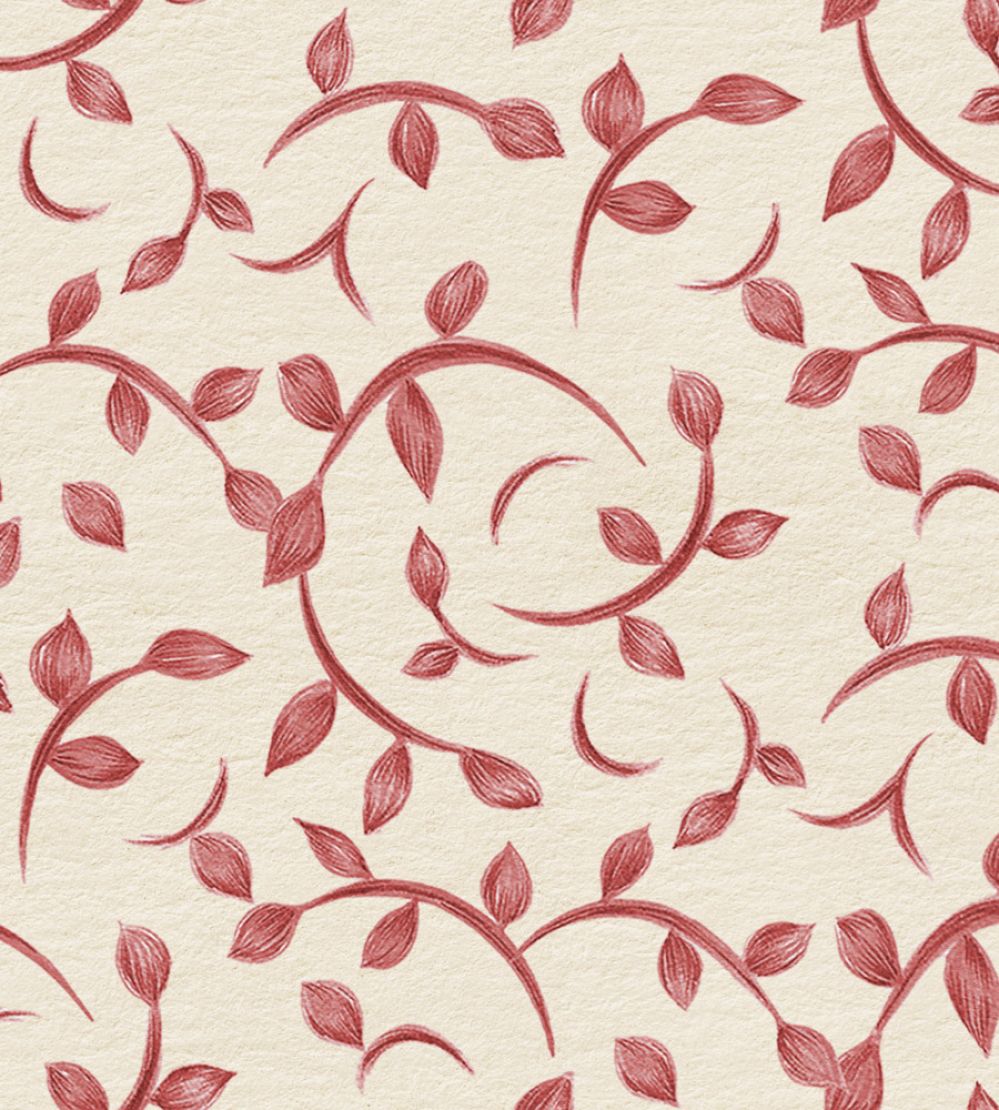 Twig Wallpaper by Coordonne Red
