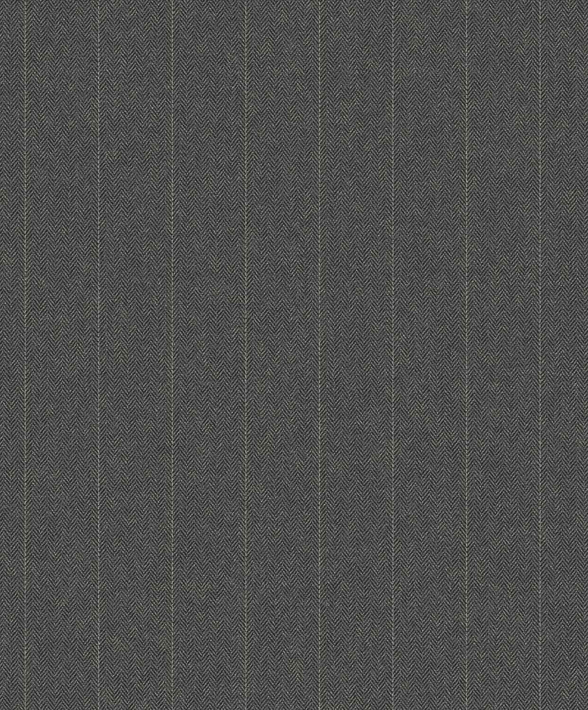Twill wallpaper by Coordonné in Black, flat pattern view