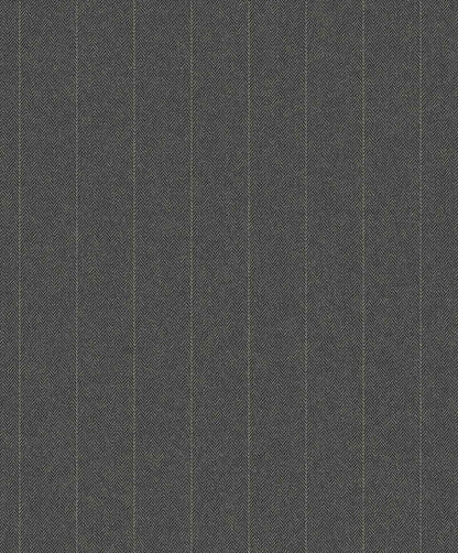 Twill wallpaper by Coordonné in Black, flat pattern view