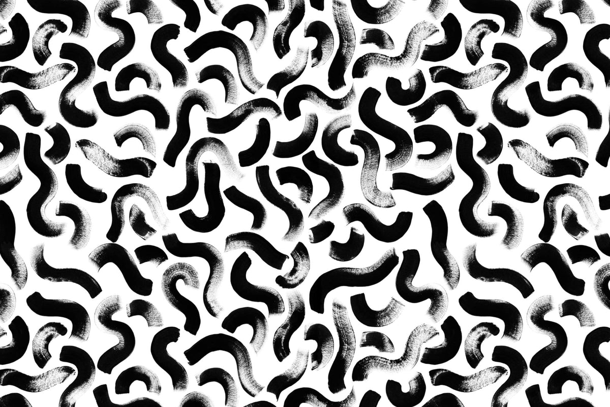 Twirl Black & White wallpaper by Hovia