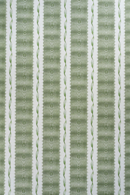 Twist & Shout Wallpaper by Jean Monro in New Mown Green