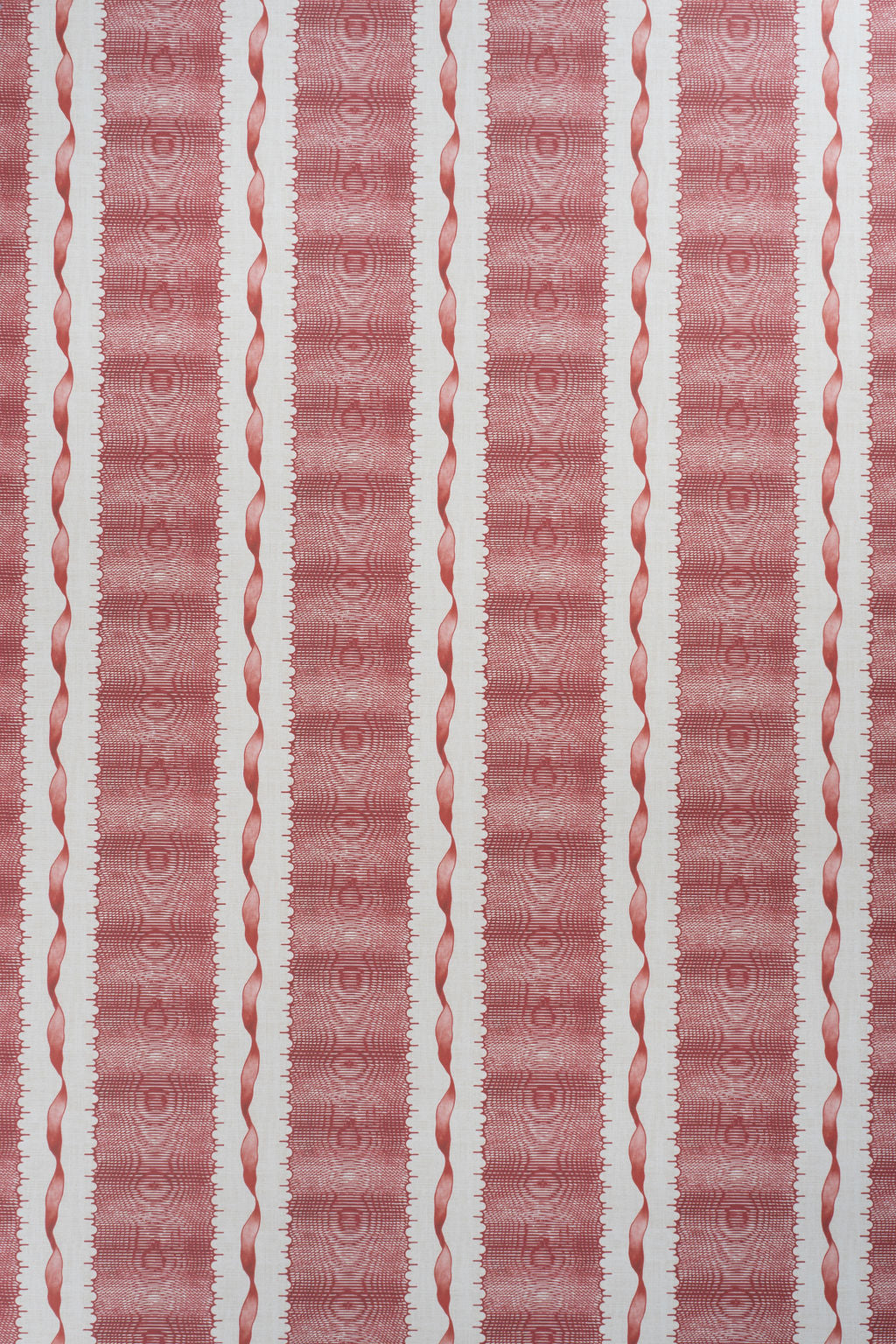 Twist & Shout Wallpaper by Jean Monro in Pomegranate Red