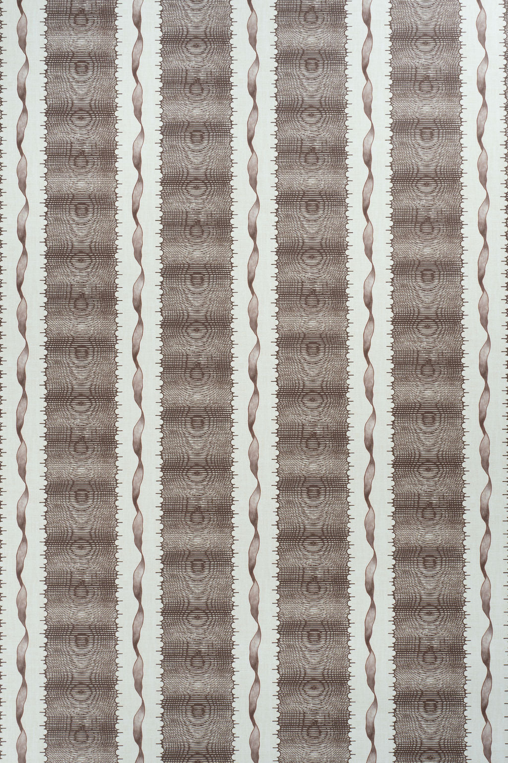Twist & Shout Wallpaper by Jean Monro in Unearthly Brown