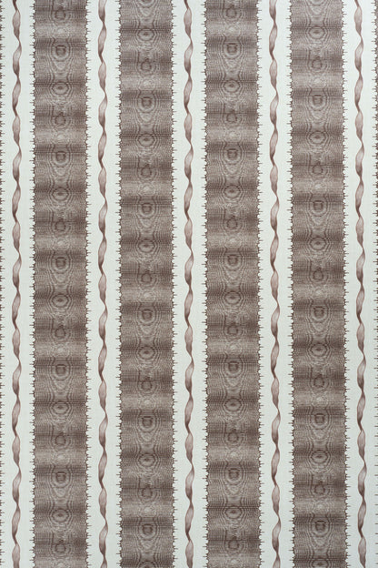 Twist & Shout Wallpaper by Jean Monro in Unearthly Brown