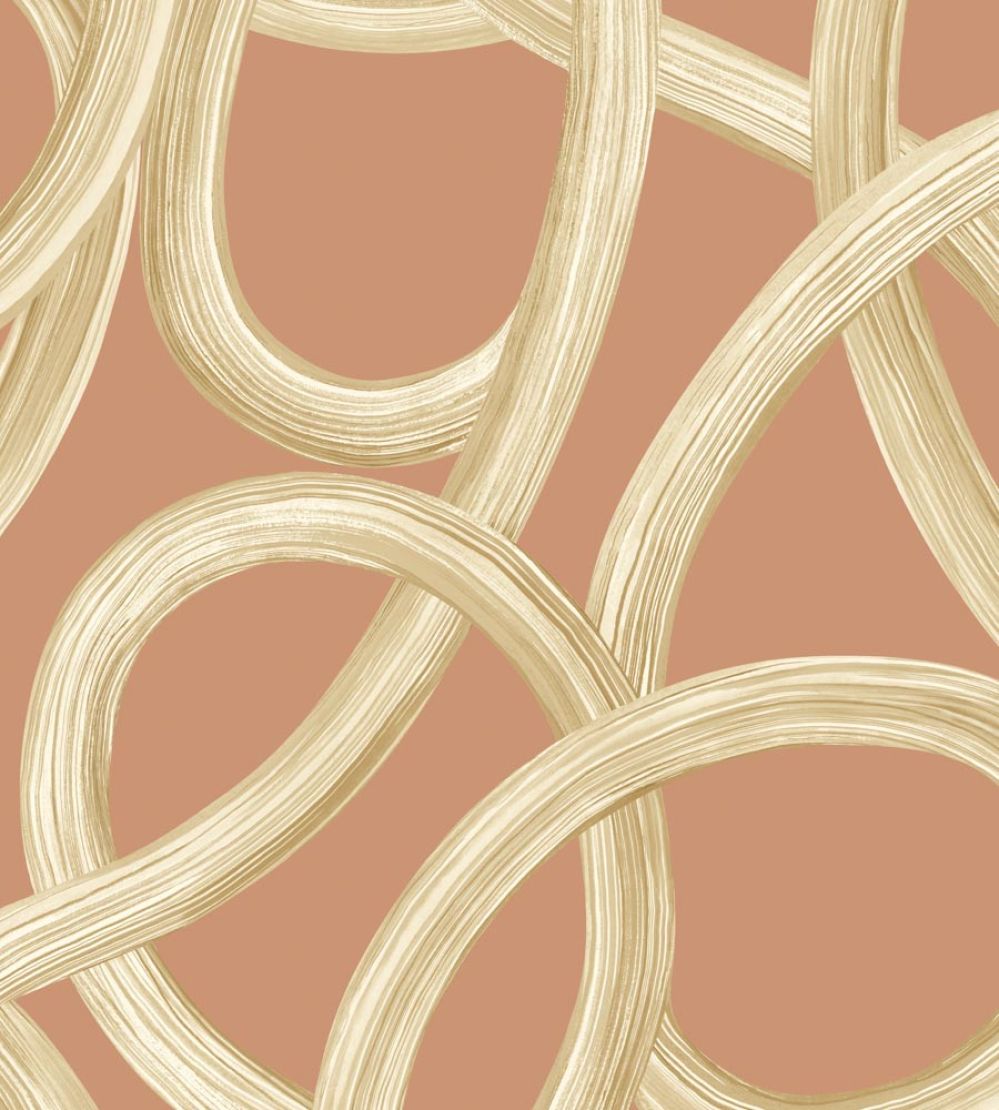 Twisted Geo Wallpaper by Ohpopsi Ginger
