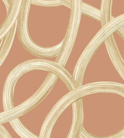 Twisted Geo Wallpaper by Ohpopsi Ginger