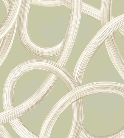 Twisted Geo Wallpaper by Ohpopsi Moss