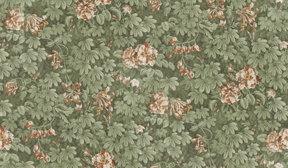 Tyra Forest Green mural by Sandberg