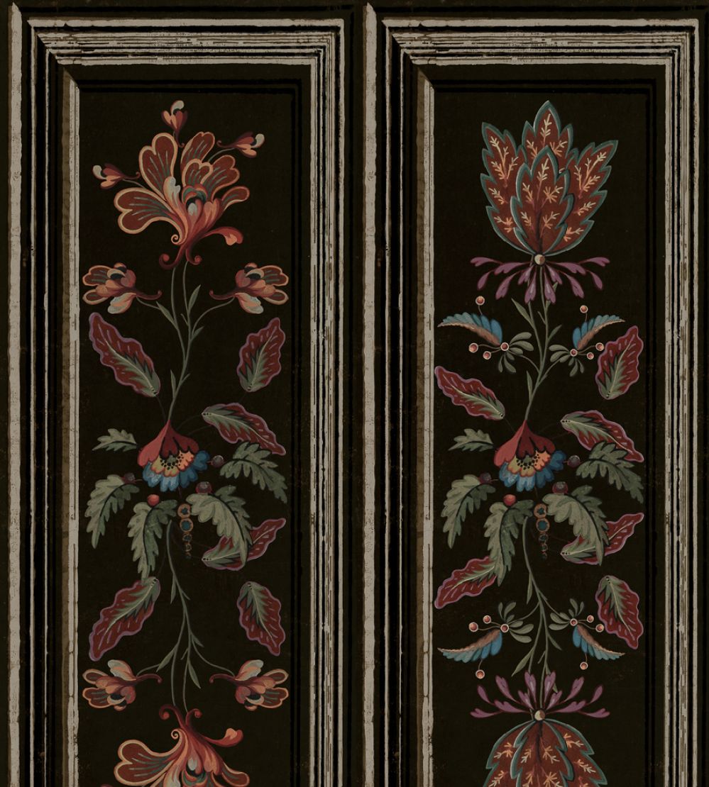 Tyrolean Panel Wallpaper by MINDTHEGAP Black