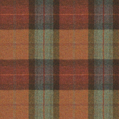 Skye Wool Fabric by Abraham Moon Burnt Orange