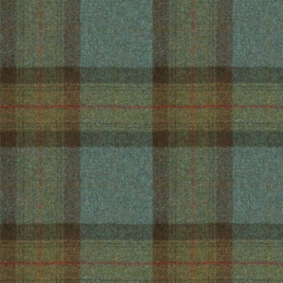 Skye Wool Fabric by Abraham Moon Sea