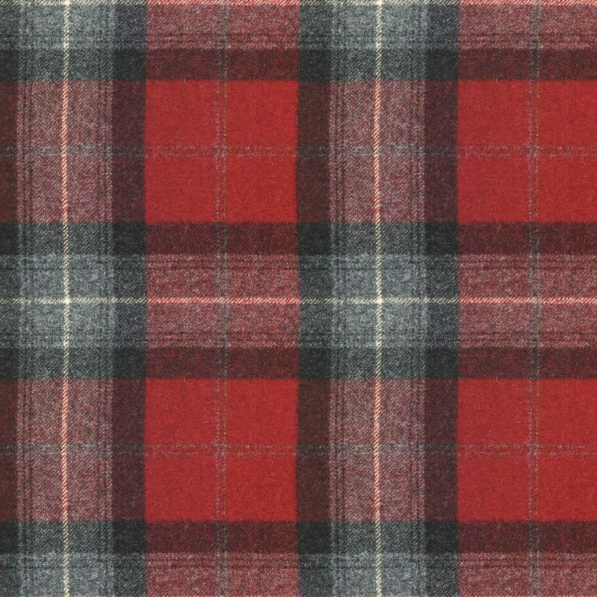 Skye Wool Fabric by Abraham Moon Red