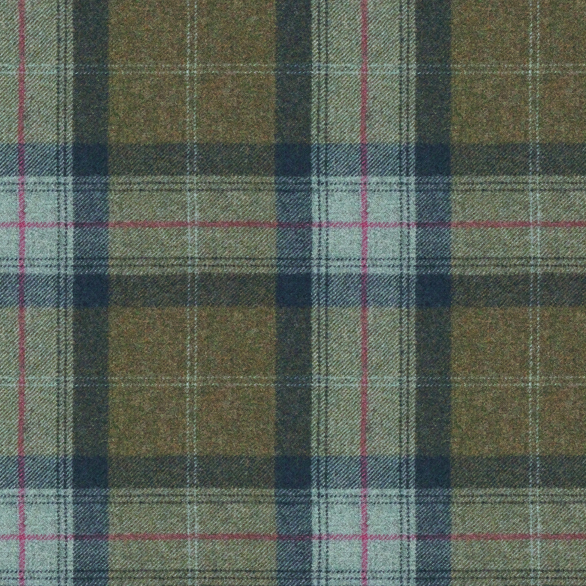 Skye Wool Fabric by Abraham Moon Olivine