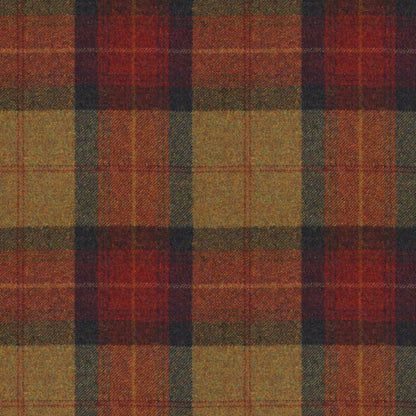 Skye Wool Fabric by Abraham Moon Claret