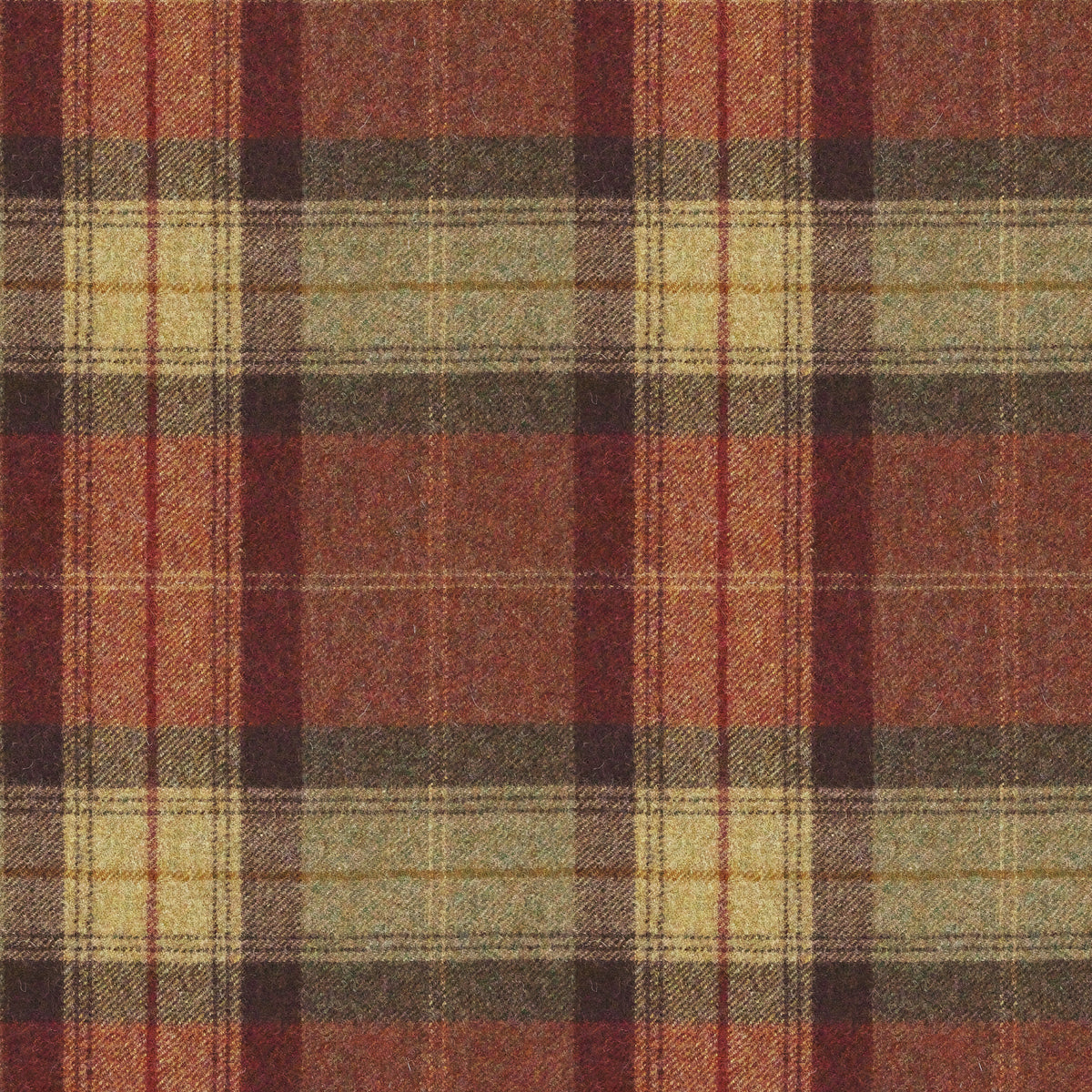 Skye Wool Fabric by Abraham Moon Almandine