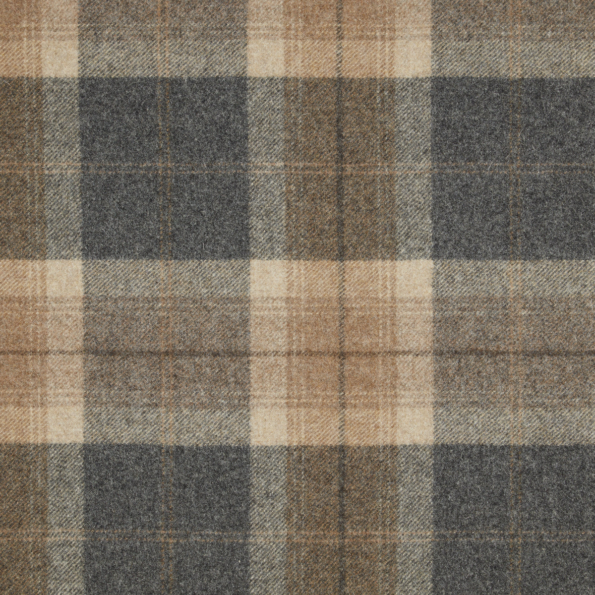 Skye Wool Fabric by Abraham Moon Shale