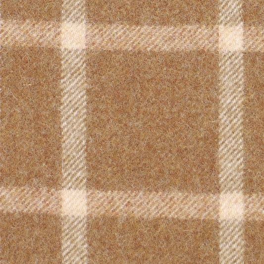 Reflection Wool Fabric by Abraham Moon Camel