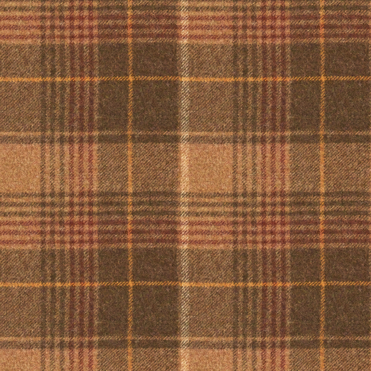 Huntingtower Wool Fabric by Abraham Moon Cocoa