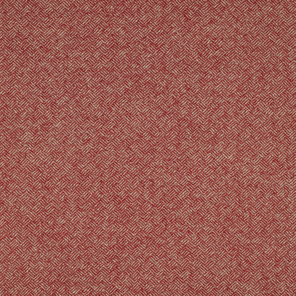 Parquet Wool Fabric by Abraham Moon Red