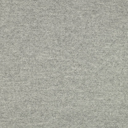 Parquet Wool Fabric by Abraham Moon Silver