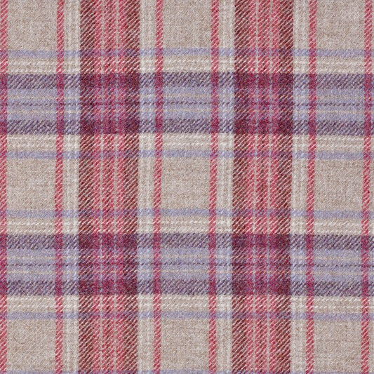 Barony Wool Fabric by Abraham Moon Rose