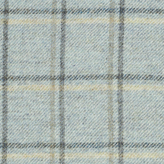 Duisdale Wool Fabric by Abraham Moon Glacier