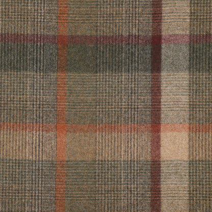 Malham Wool Fabric by Abraham Moon Green