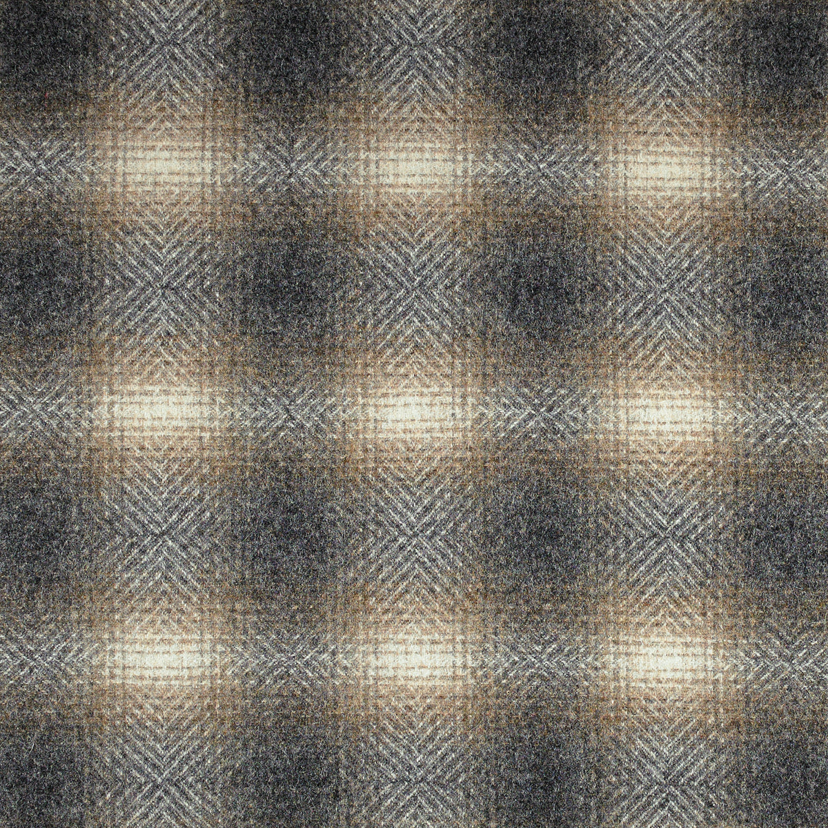 Thorpe Wool Fabric by Abraham Moon Taupe