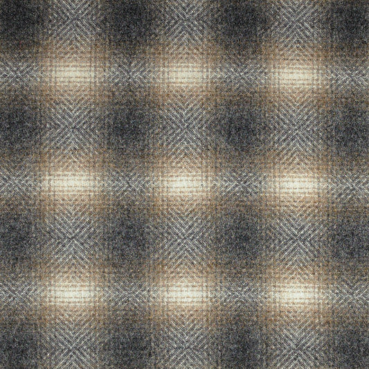 Thorpe Wool Fabric by Abraham Moon Taupe