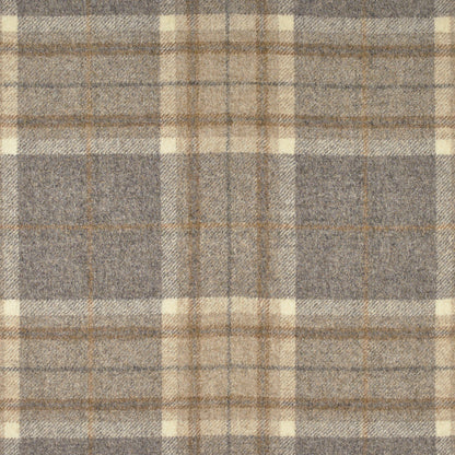 Aysgarth Wool Fabric by Abraham Moon Mushroom
