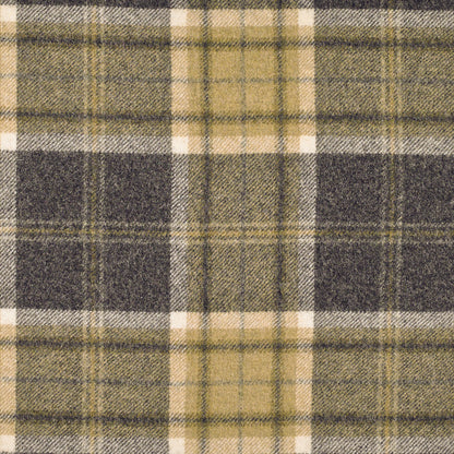 Aysgarth Wool Fabric by Abraham Moon Charcoal