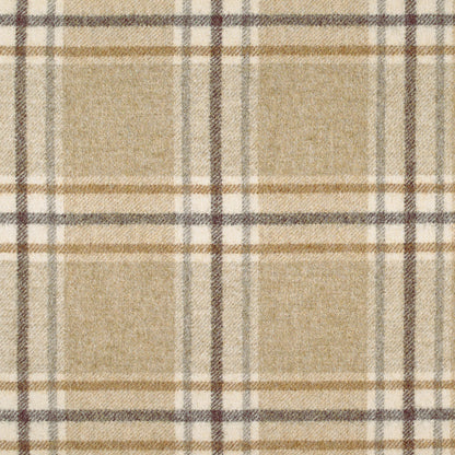 Arncliffe Wool Fabric by Abraham Moon Natural