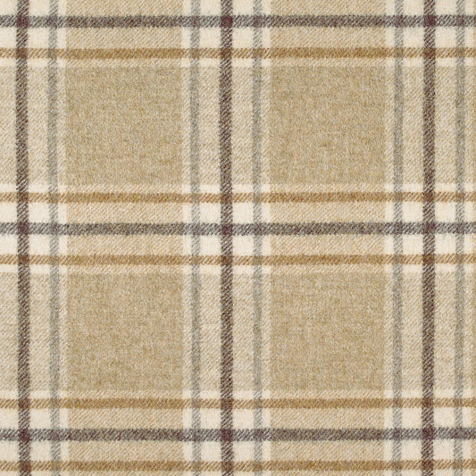 Arncliffe Wool Fabric by Abraham Moon Natural