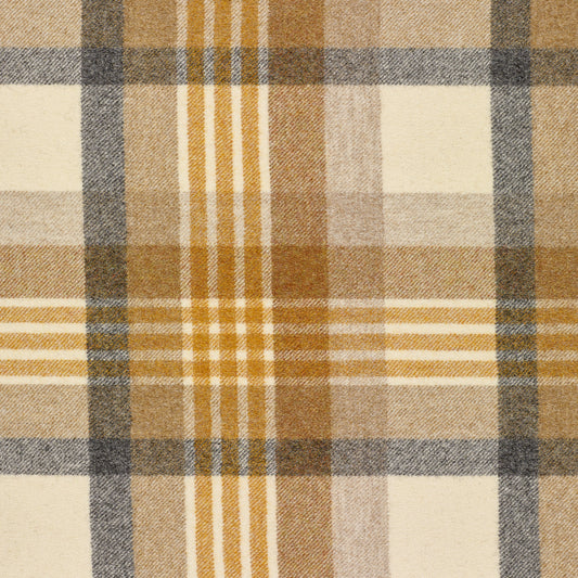 Cheltenham Wool Fabric by Abraham Moon Mustard