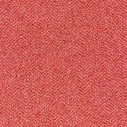 Herringbone Wool Fabric by Abraham Moon Flamingo