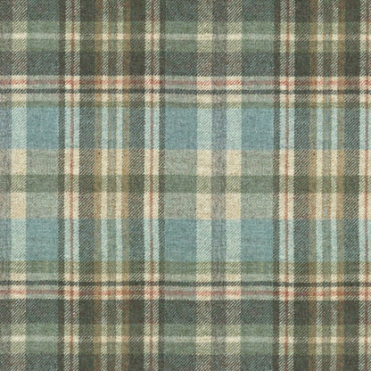 Glen Coe Wool Fabric by Abraham Moon Sage Sandalwood